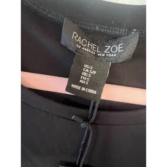 Rachel Zoe NWT Size SM Stretchy Black Maxi Dress Chic Classic - Picture 5 of 6